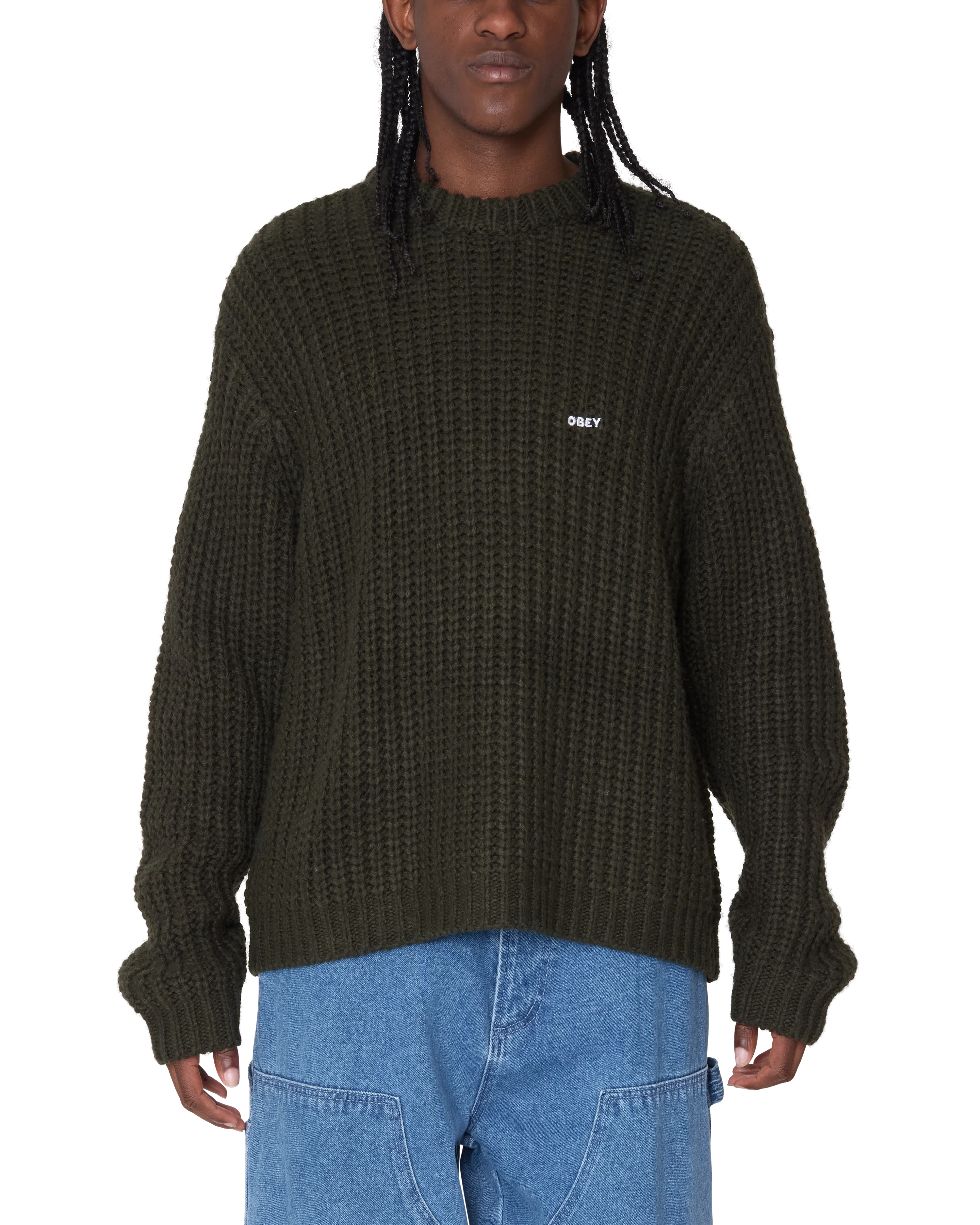 OBEY BOLD CHUNKY SWEATER - Image 4