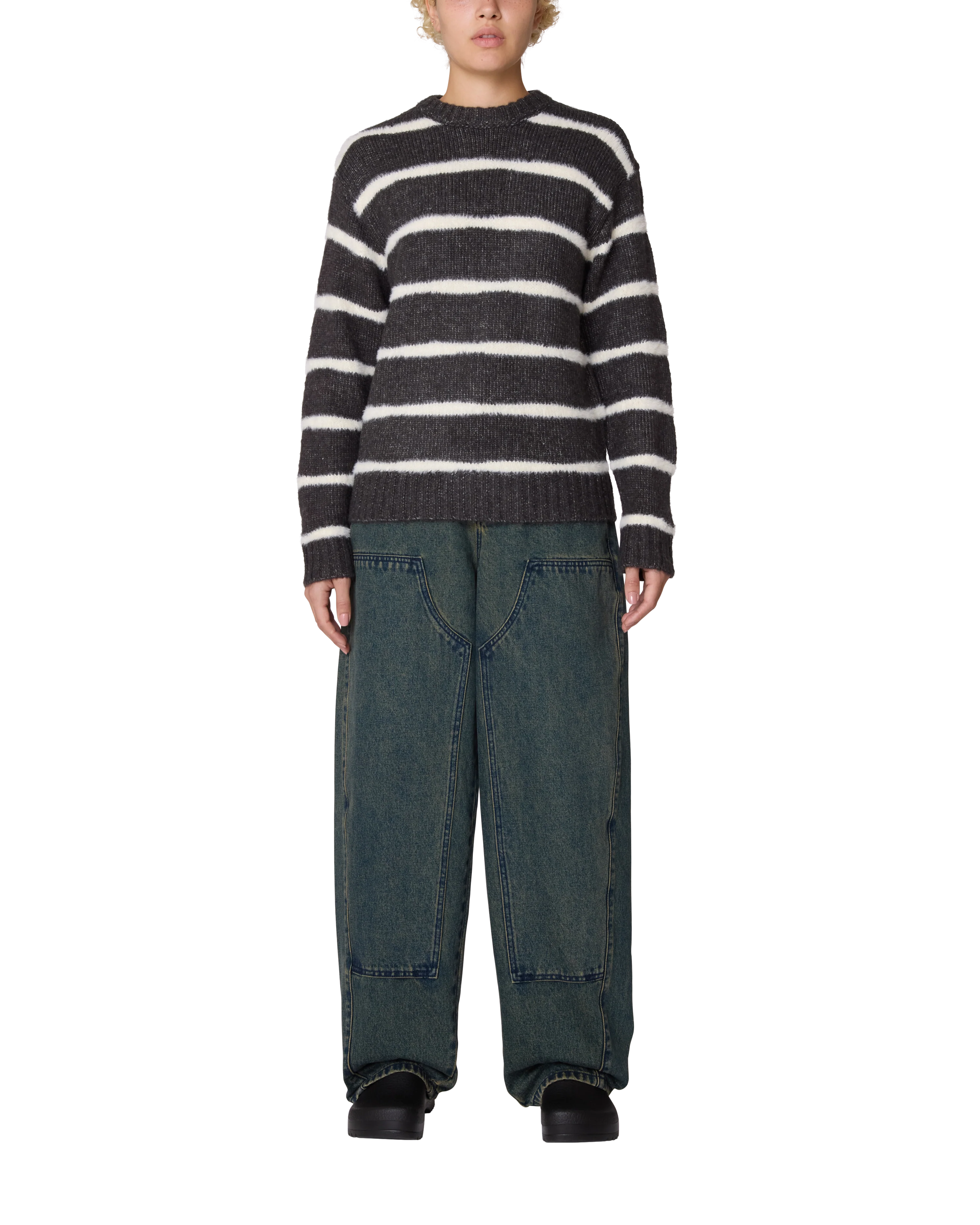 CASEY STRIPE CREW SWEATER - Image 4