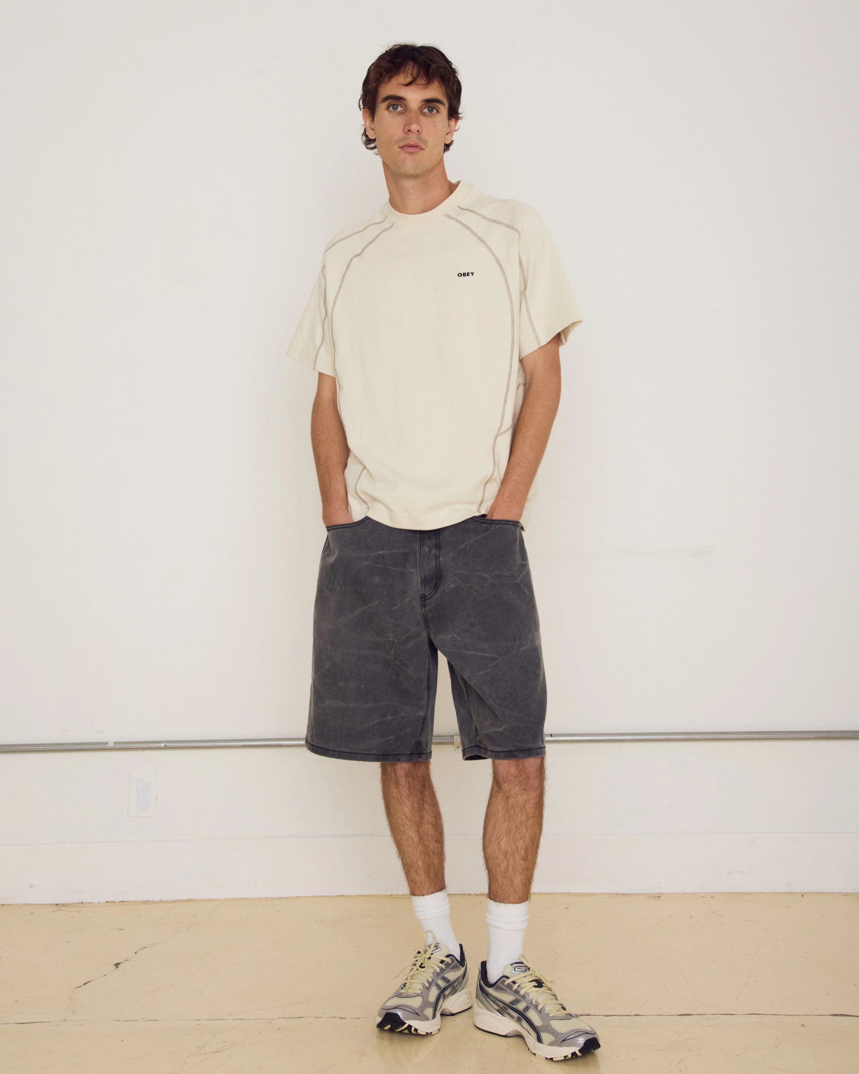 CONTRAST STITCH T-SHIRT - Image 5