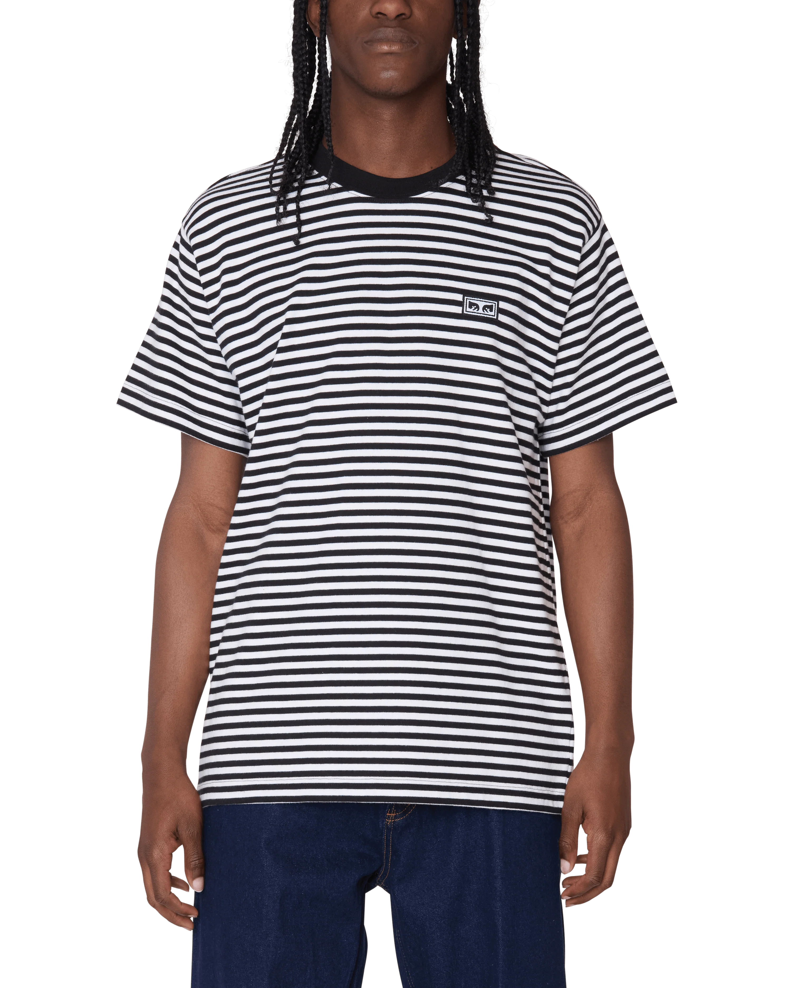 EST. WORKS EYES STRIPE T-SHIRT - Image 3