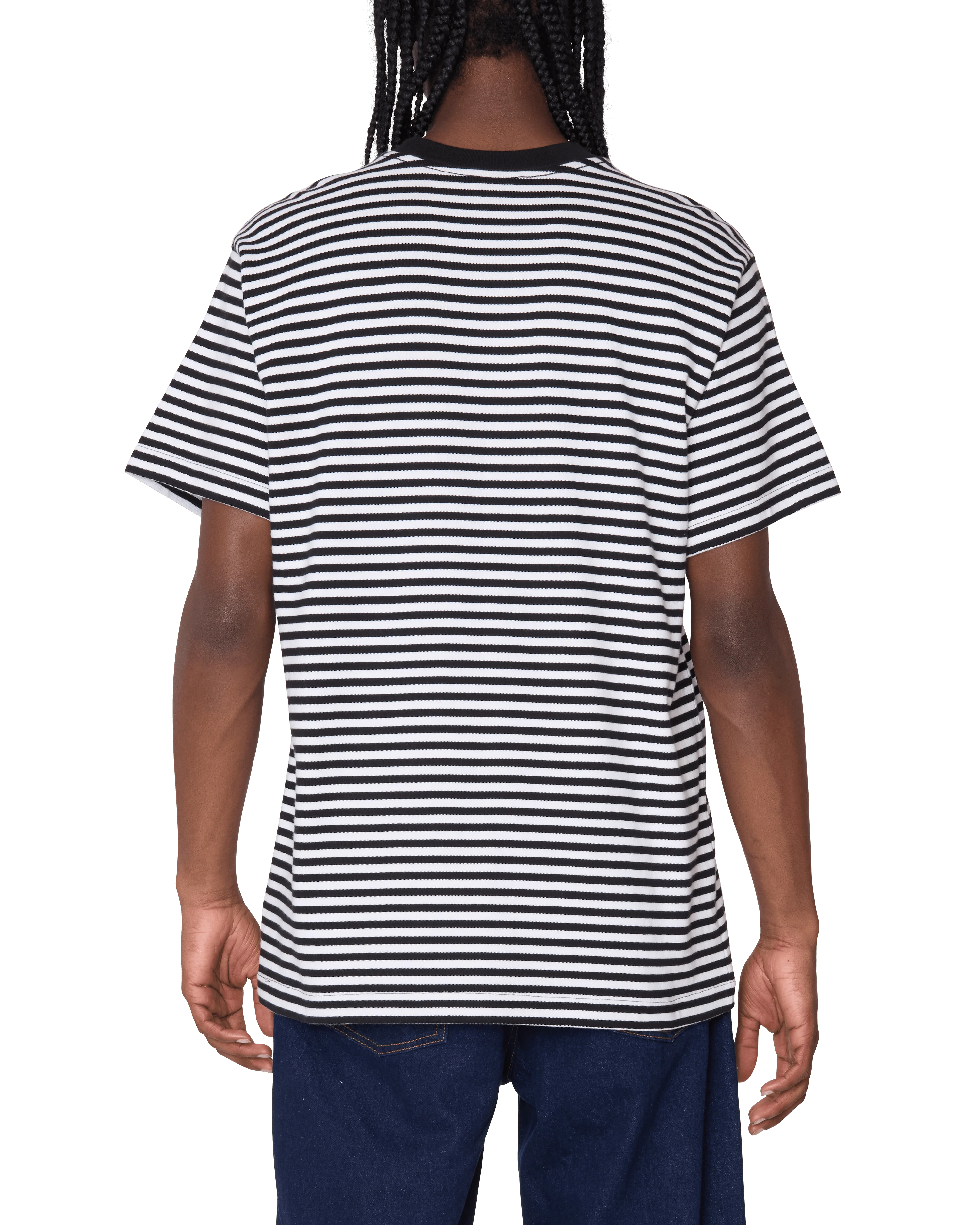 EST. WORKS EYES STRIPE T-SHIRT - Image 5