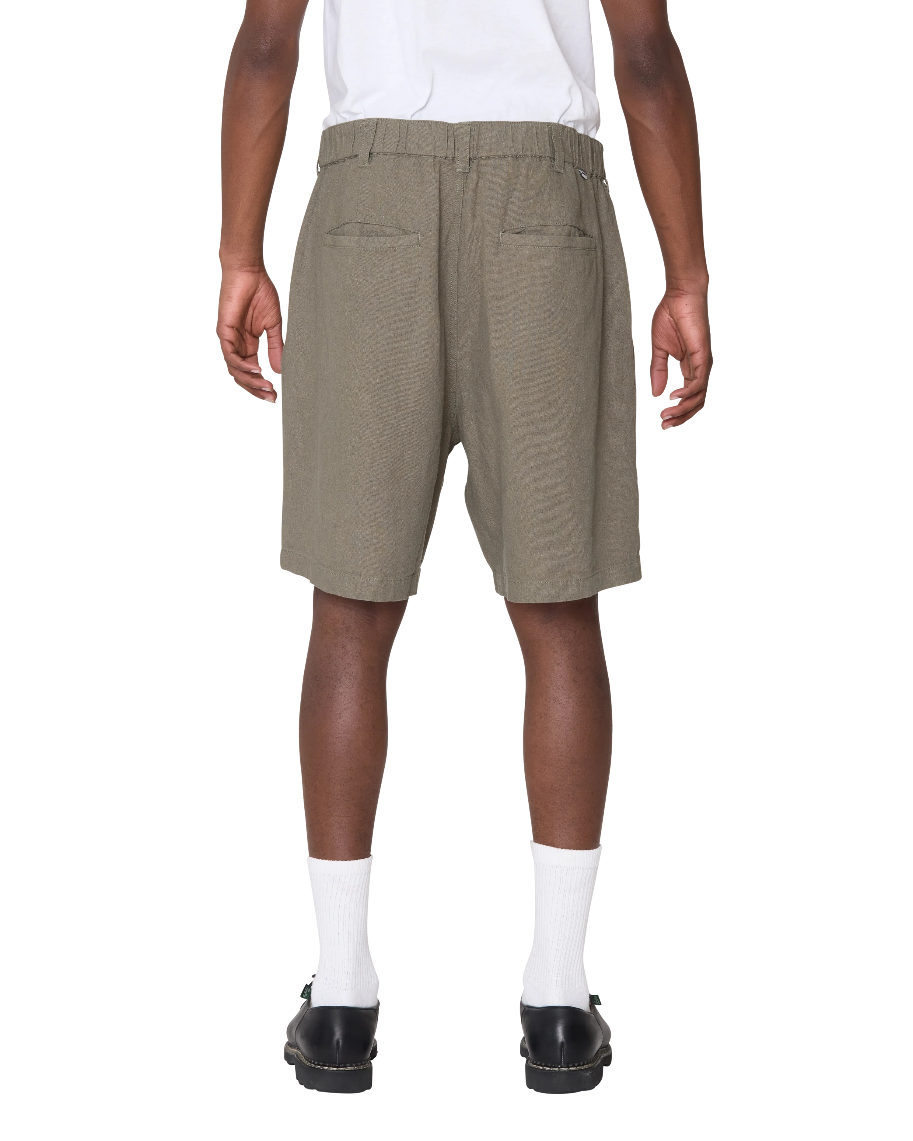 FOSTER PLEATED LINEN SHORT - Image 5