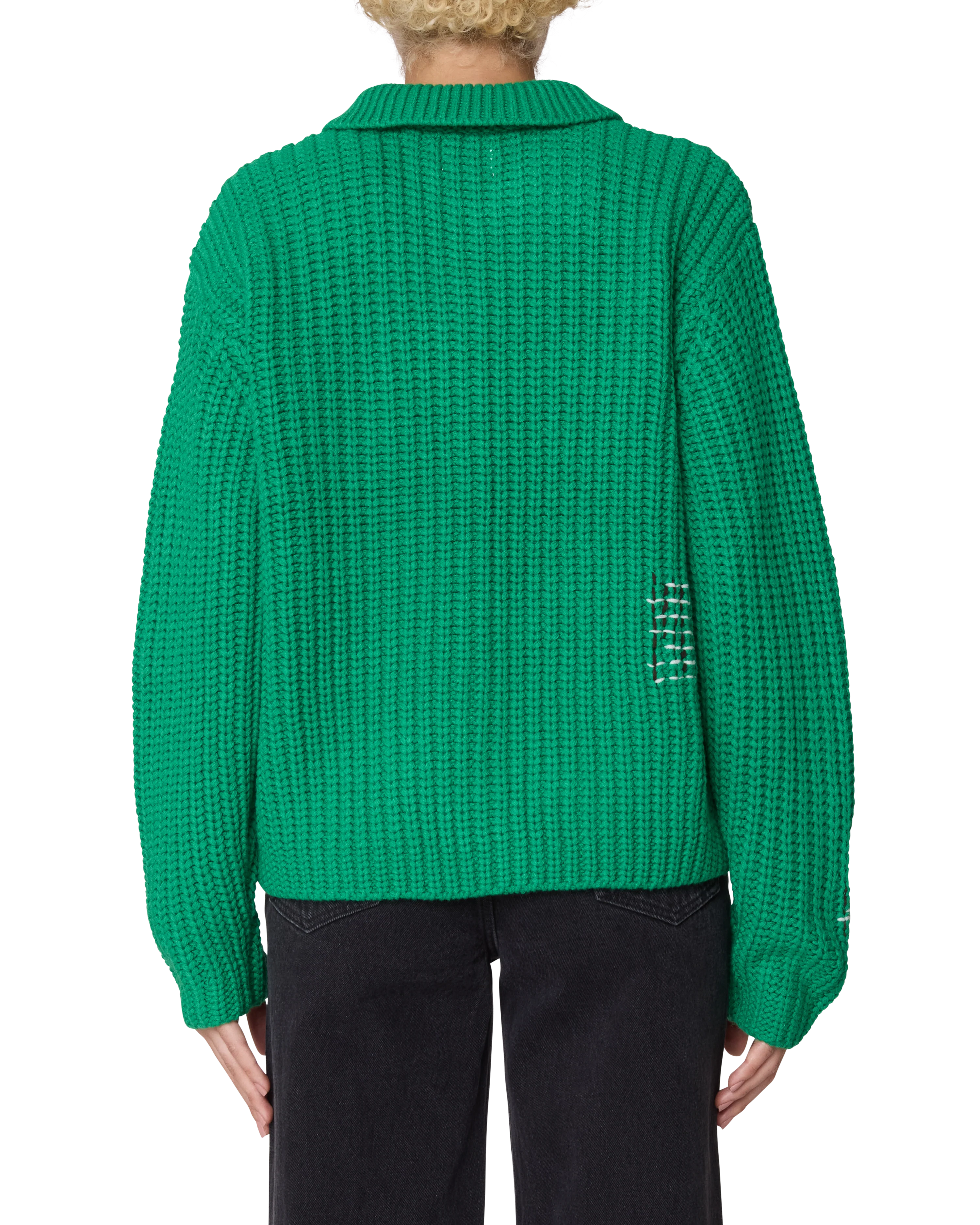 JULIAN BUTTON DOWN SWEATER - Image 3