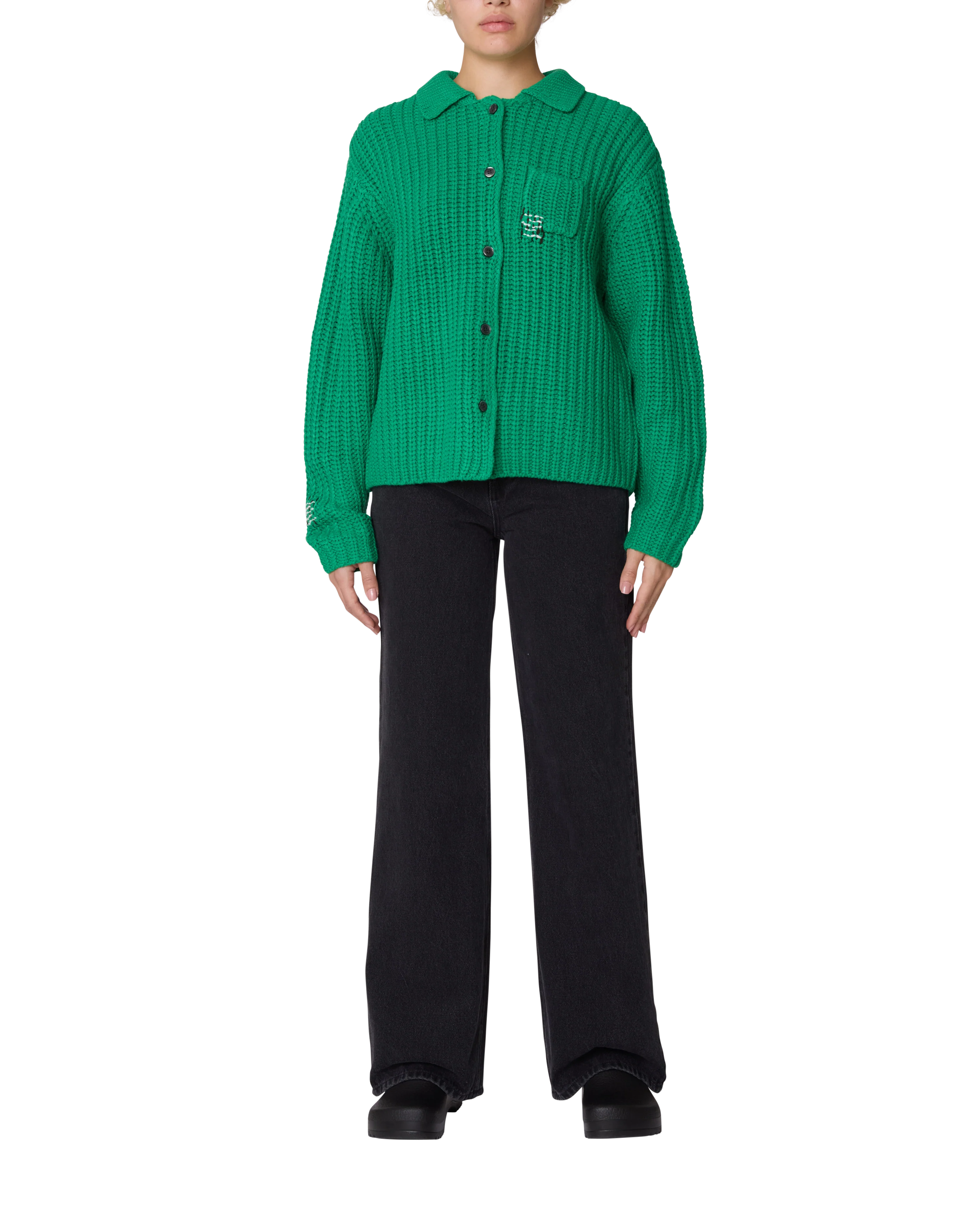 JULIAN BUTTON DOWN SWEATER - Image 4