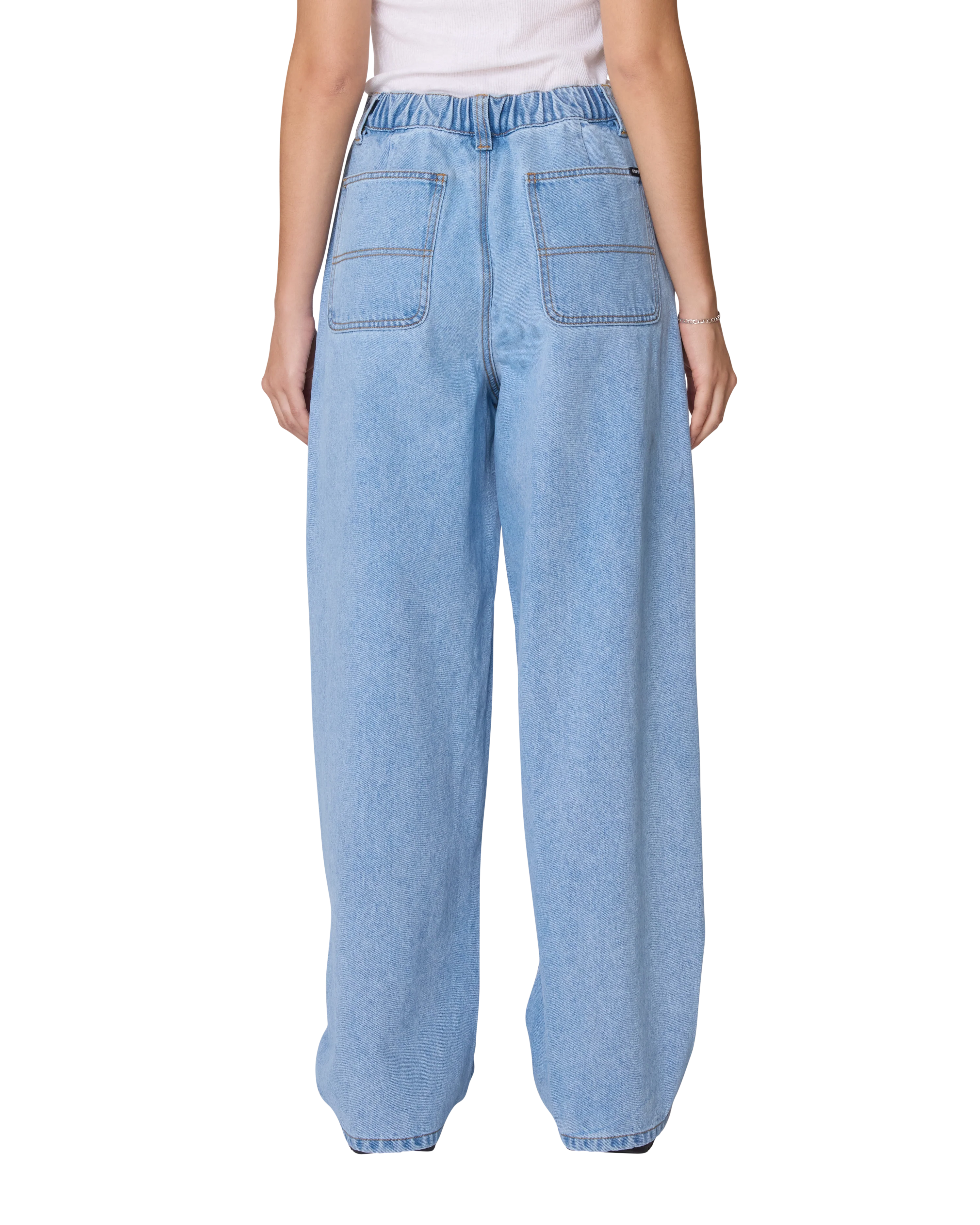 LEAH III BAGGY DBL KNEE DENIM - Image 3
