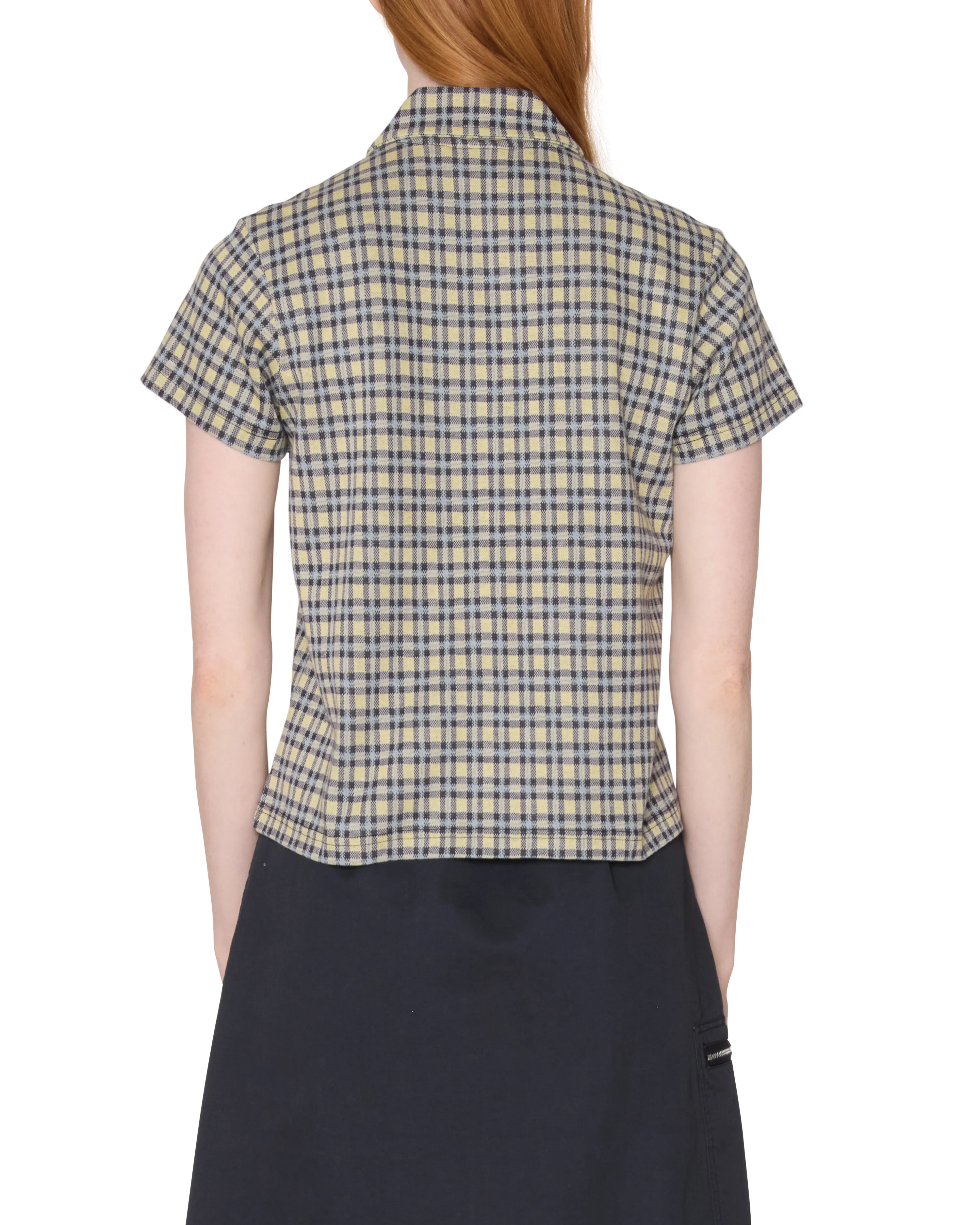 LILA MICRO CHECK POLO - Image 3
