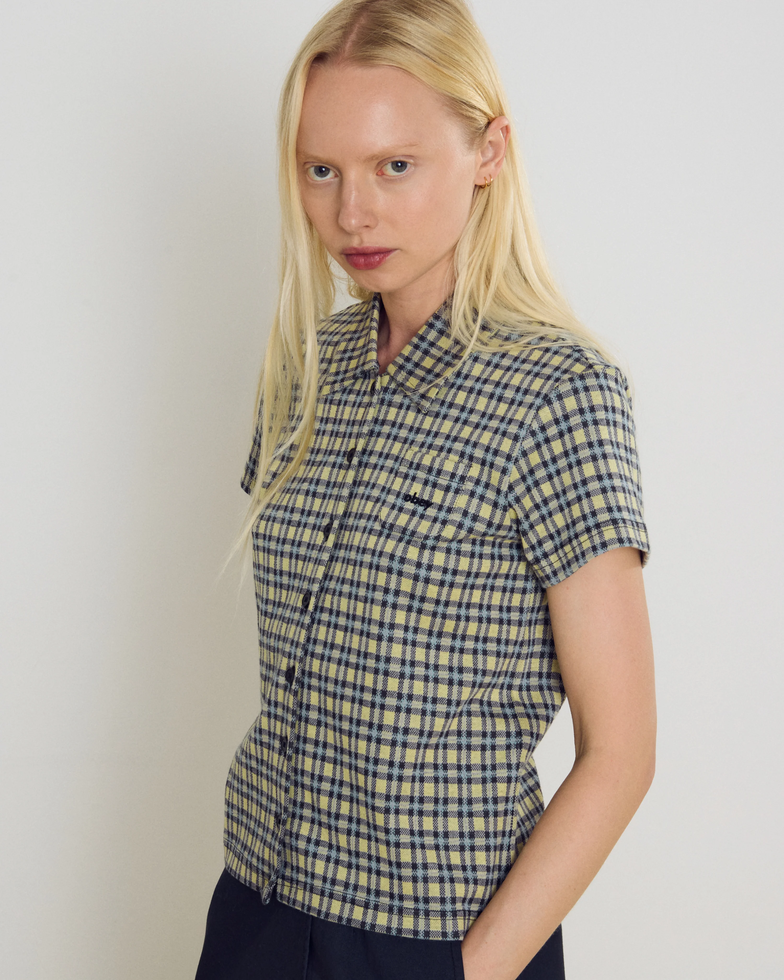 LILA MICRO CHECK POLO - Image 5
