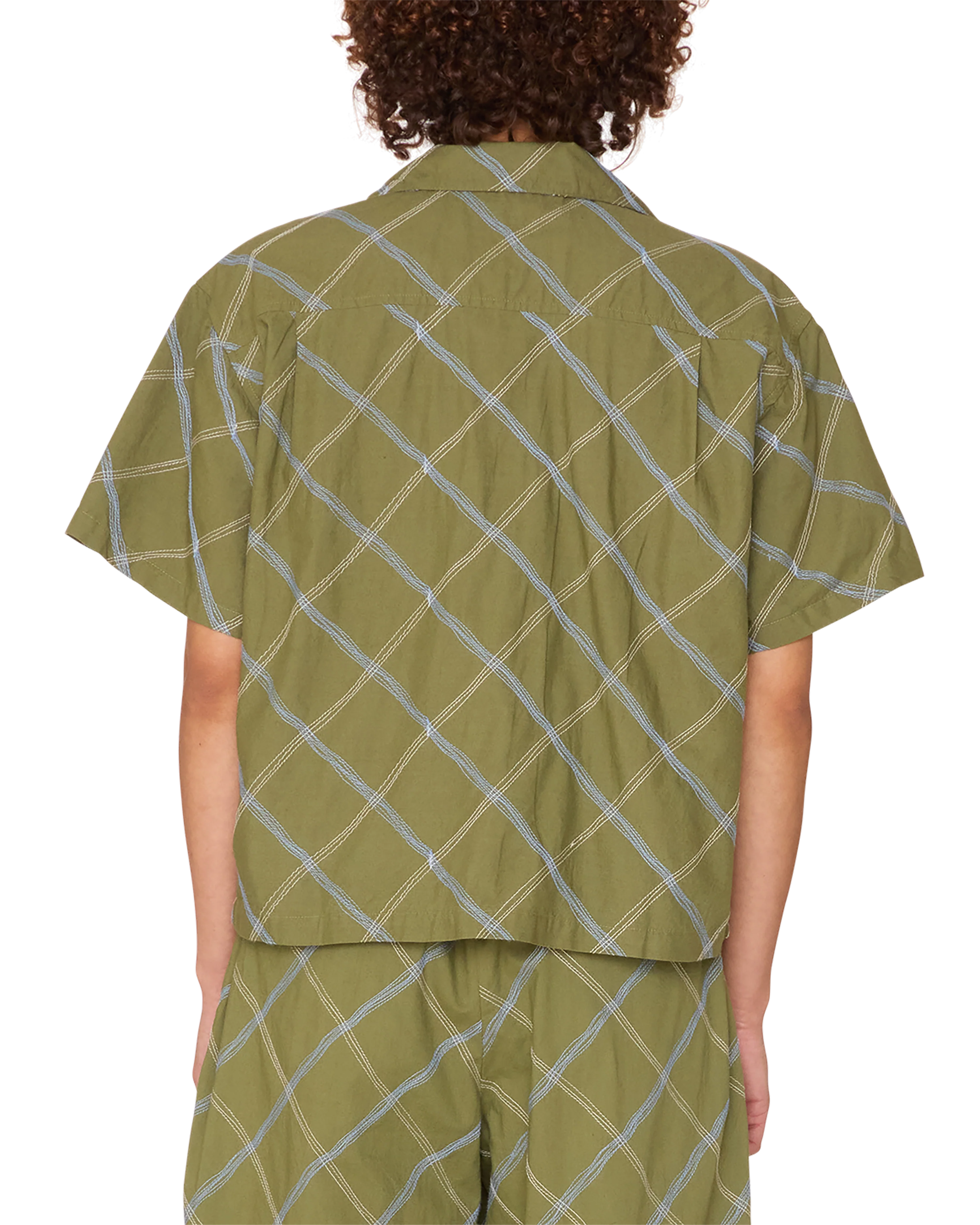 LILITH DIAMOND STITCH SS SHIRT - Image 3