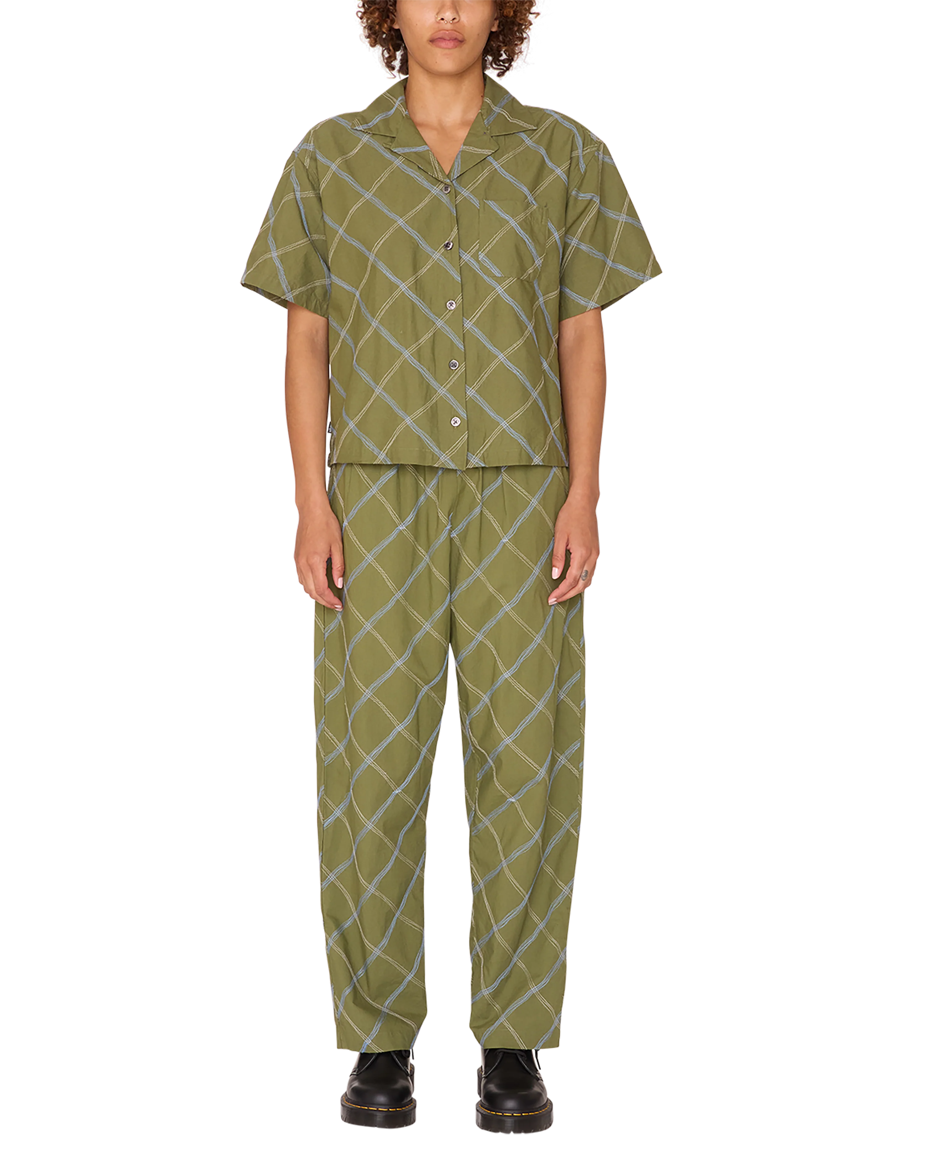 LILITH DIAMOND STITCH SS SHIRT - Image 4