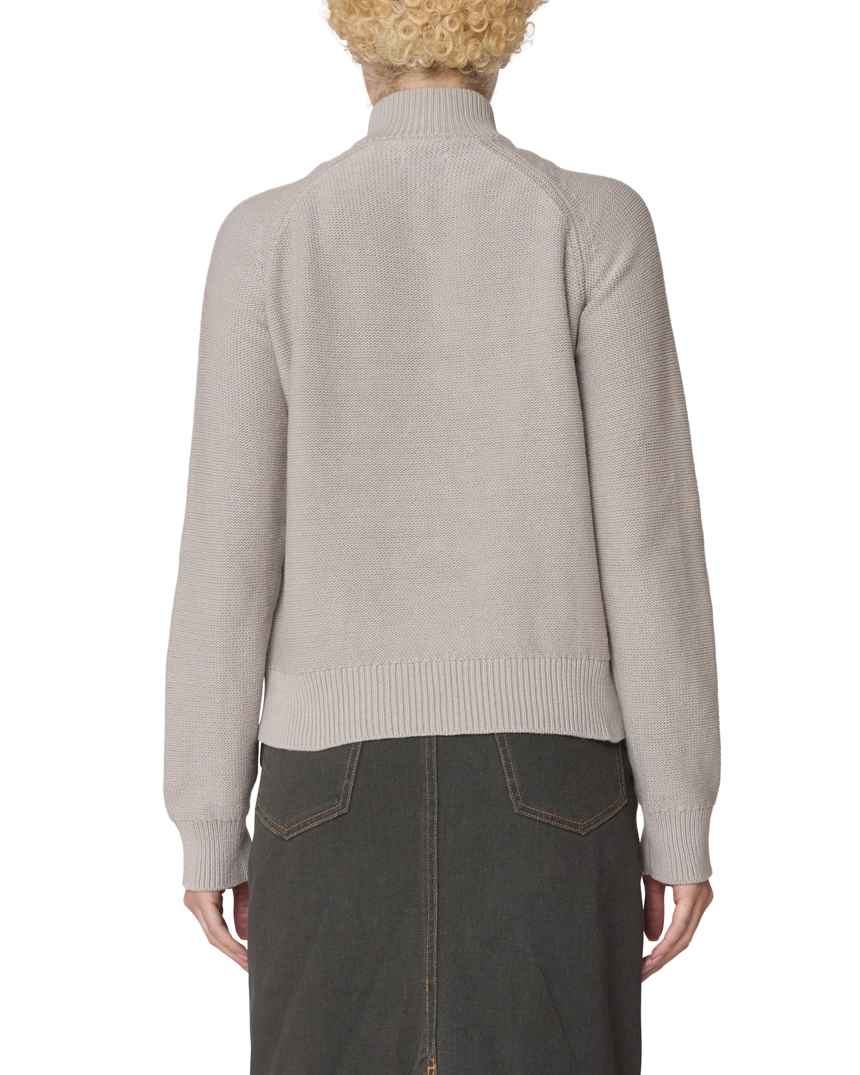 LIZZIE ZIP MOCK SWEATER - Image 3