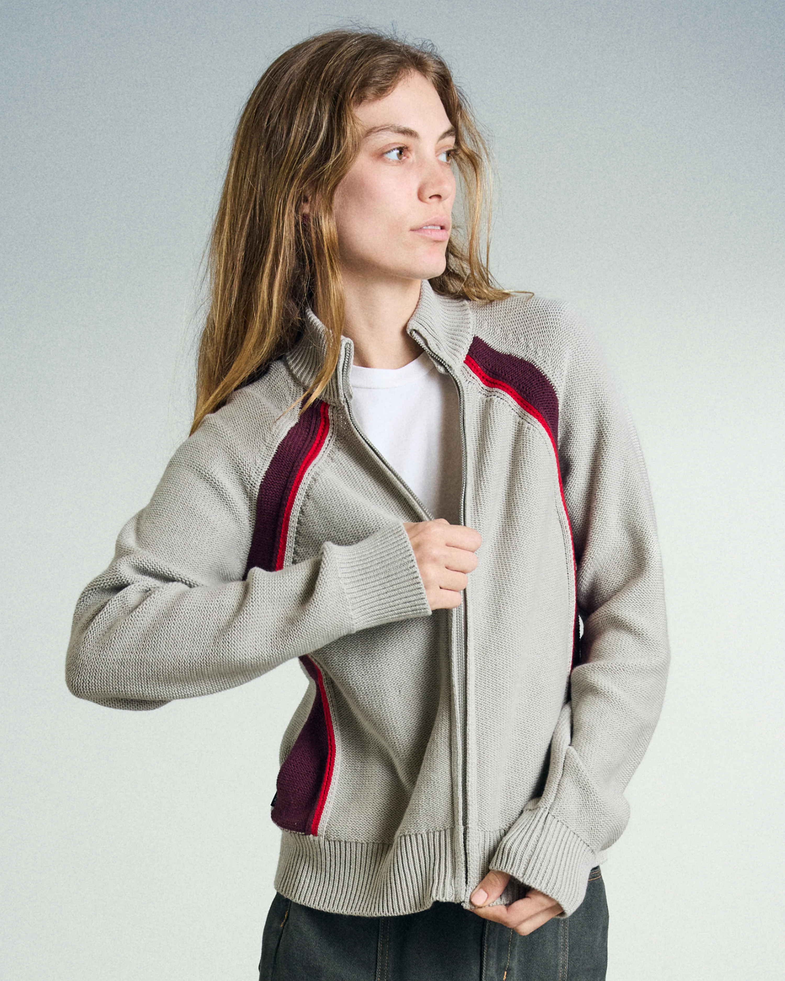 LIZZIE ZIP MOCK SWEATER - Image 6