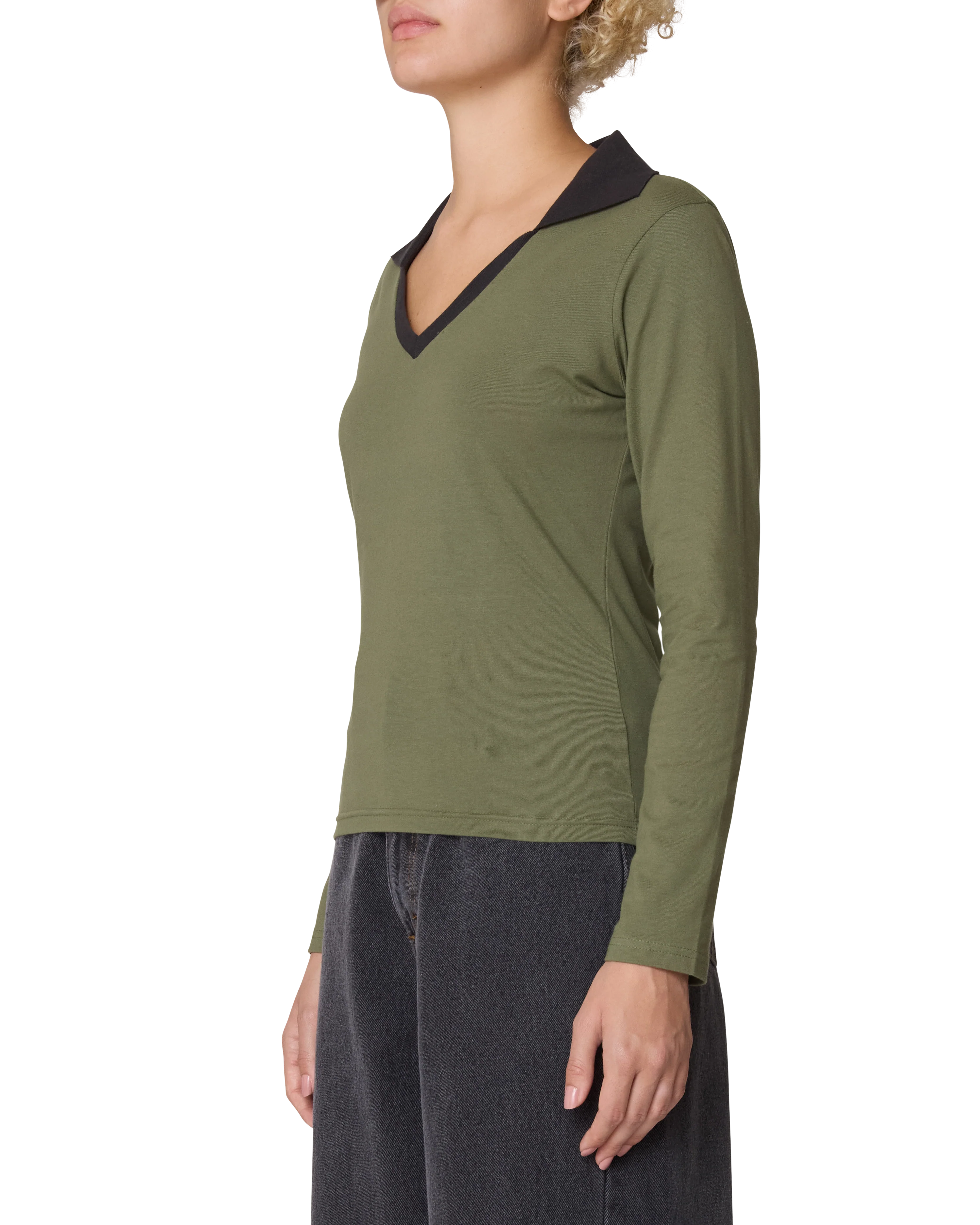 MEDEA COLLARED LS POLO - Image 2