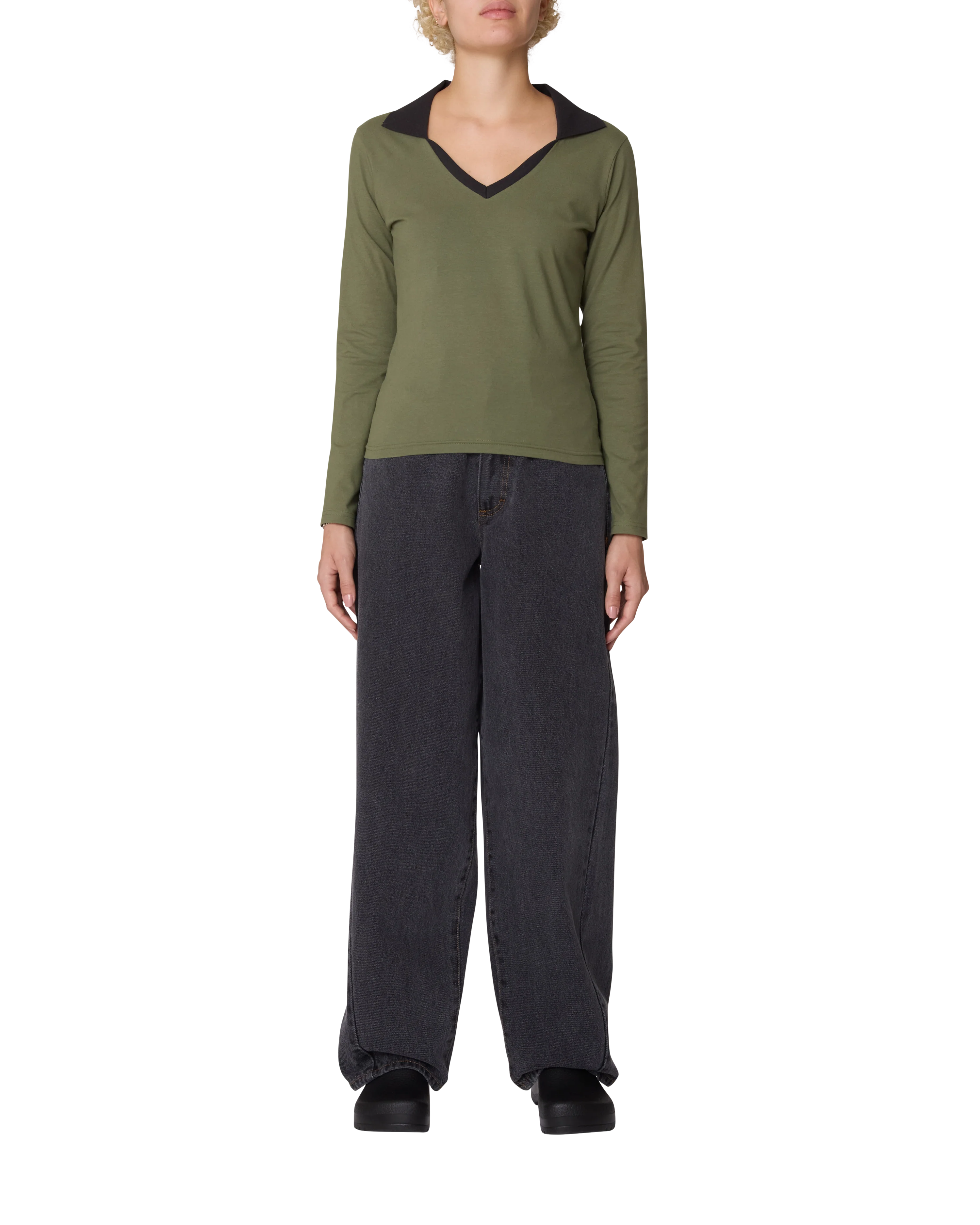 MEDEA COLLARED LS POLO - Image 4