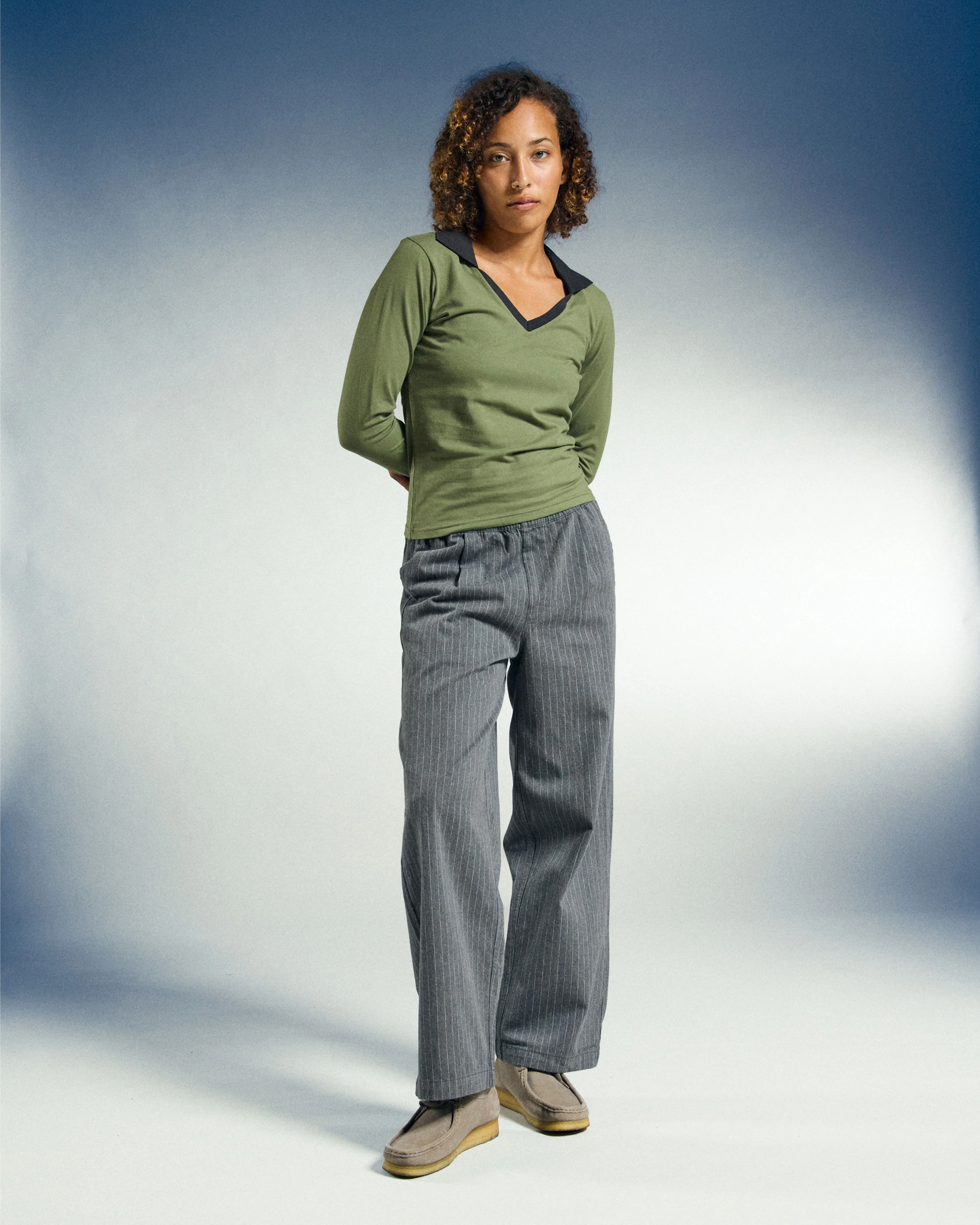 MEDEA COLLARED LS POLO - Image 5