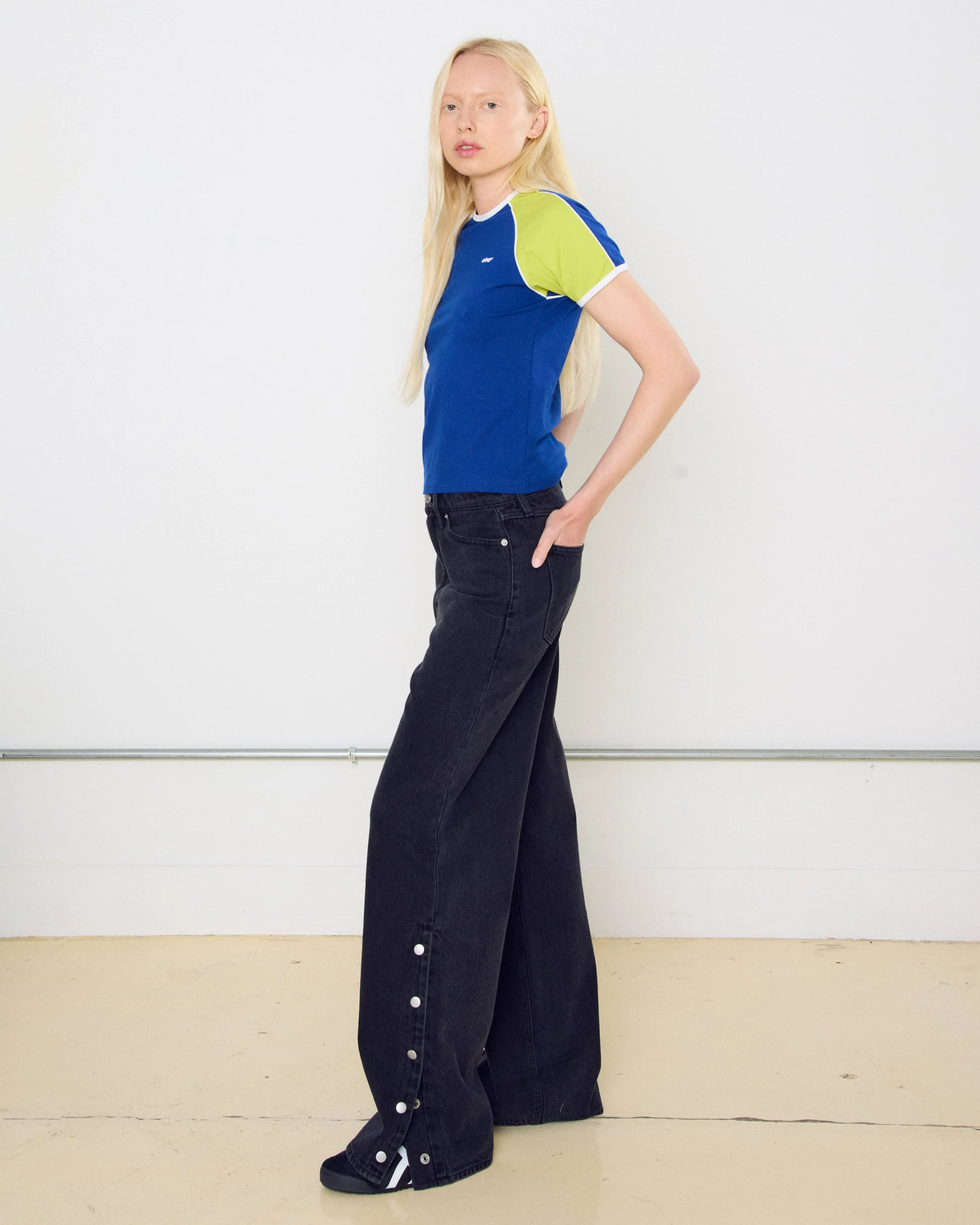 PENELOPE SIDE SNAP DENIM - Image 5