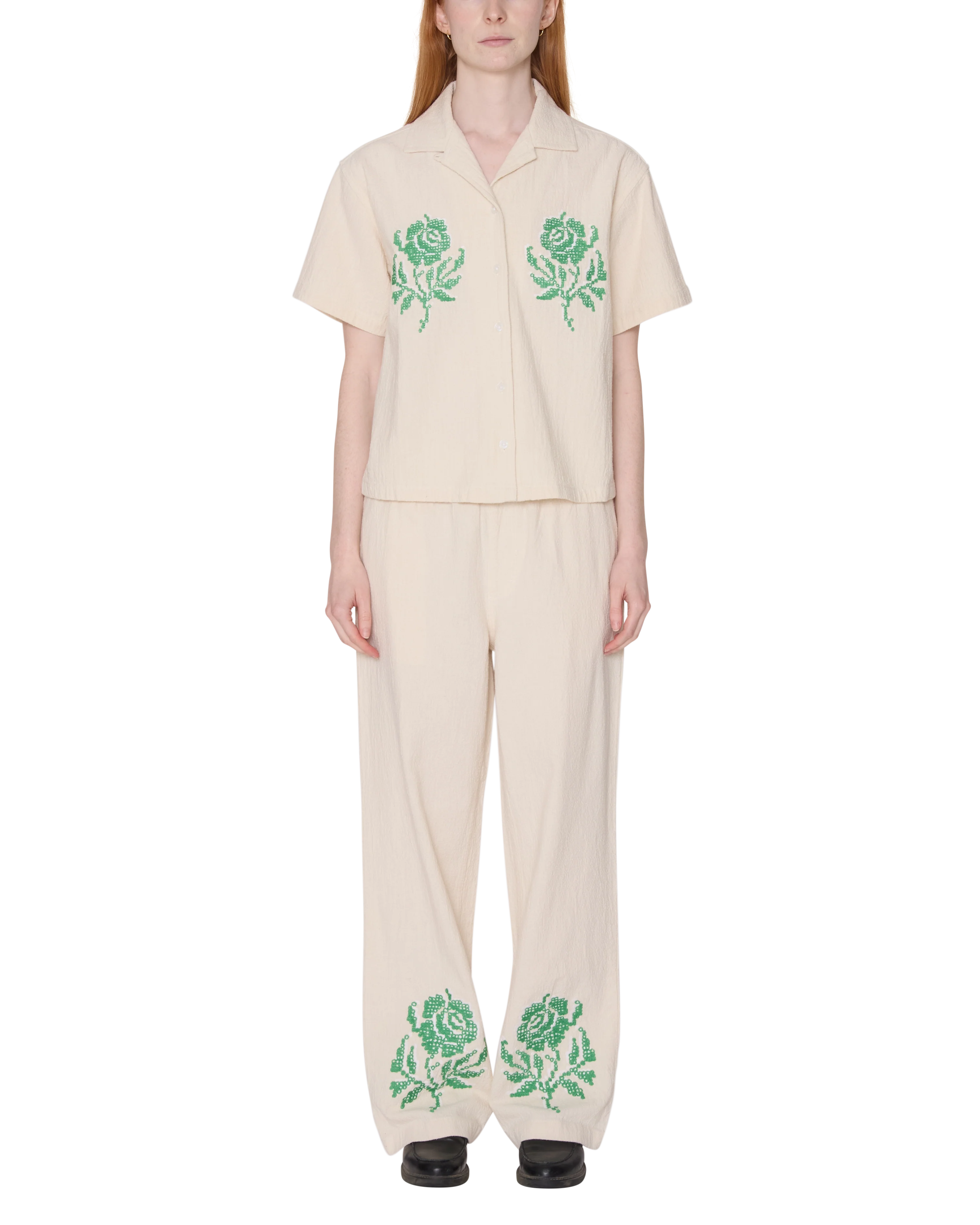ROSES EMBELLISHED SS SHIRT - Image 4