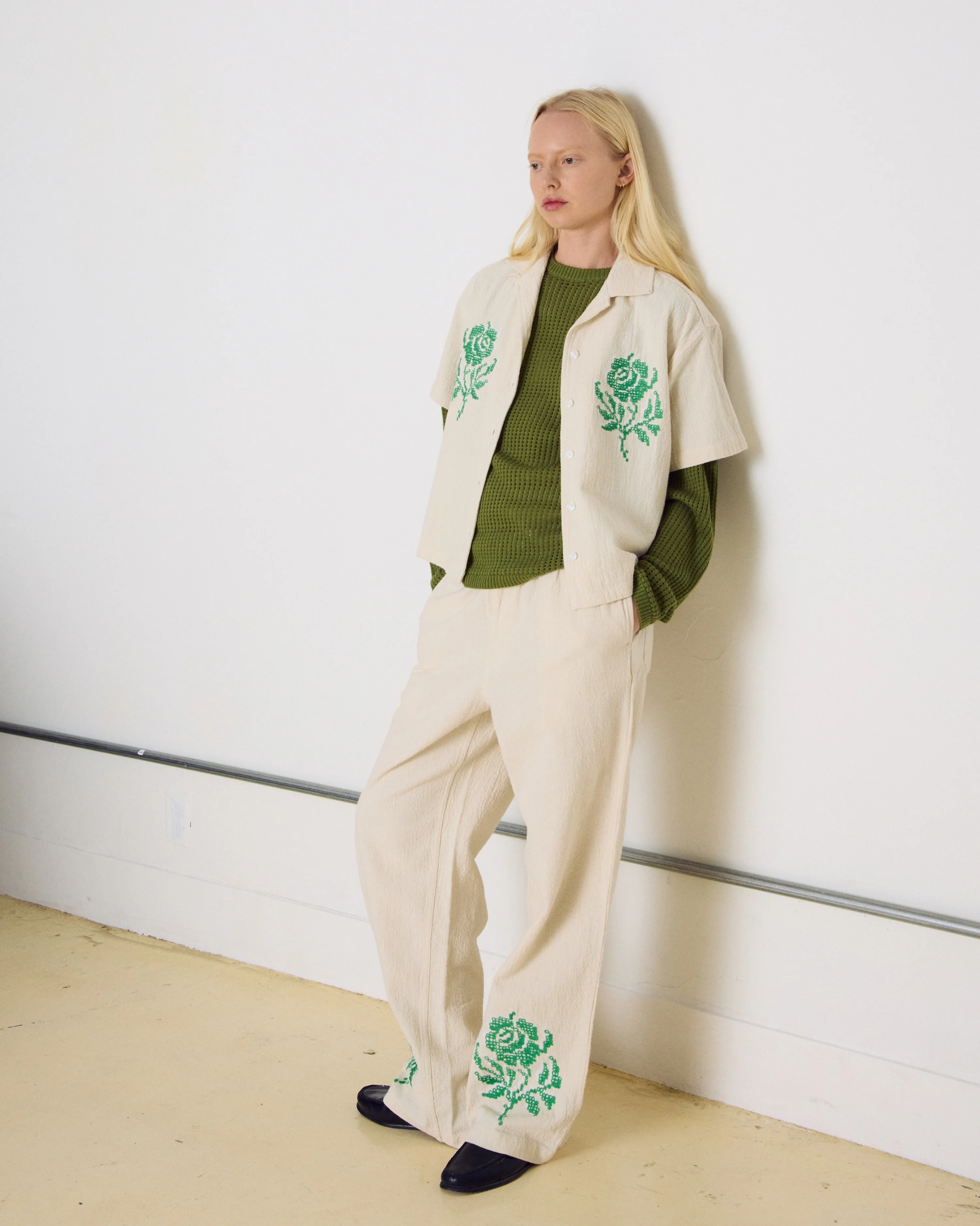 ROSES EMBELLISHED SS SHIRT - Image 6