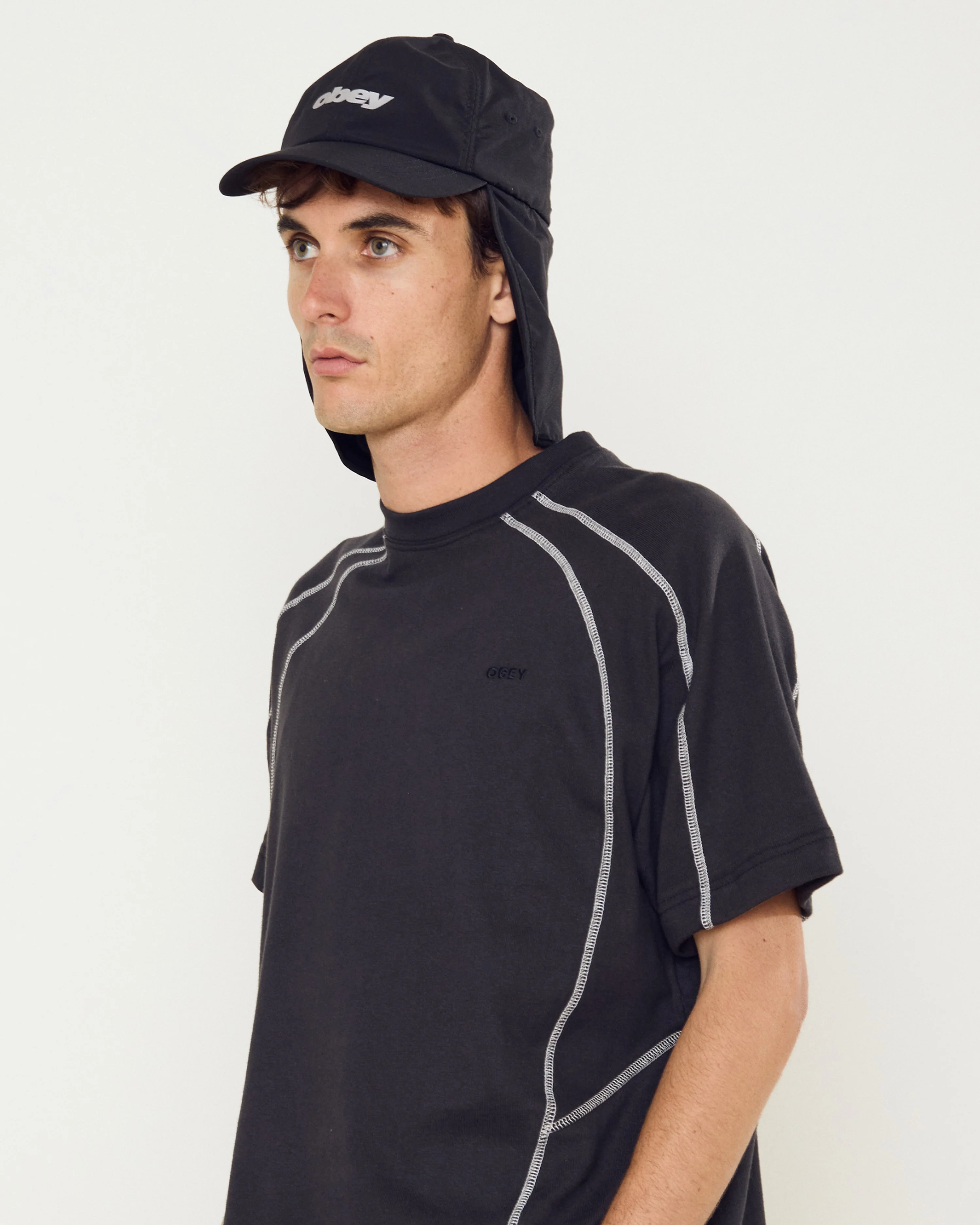 OBEY SAHARA 6 PANEL TRAIL CAP - Image 3