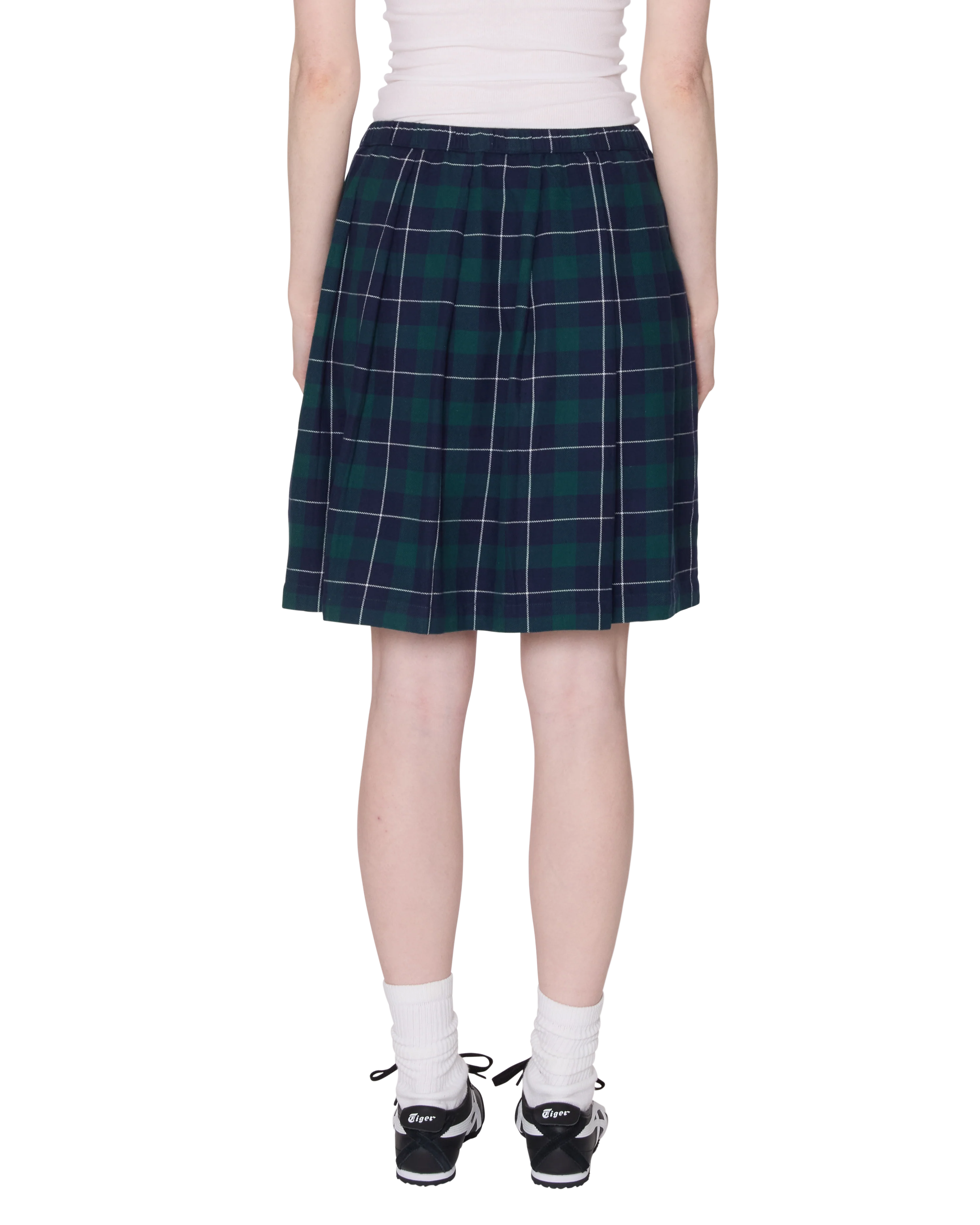 SHELLY PLAID PLEATED SKIRT - Image 3