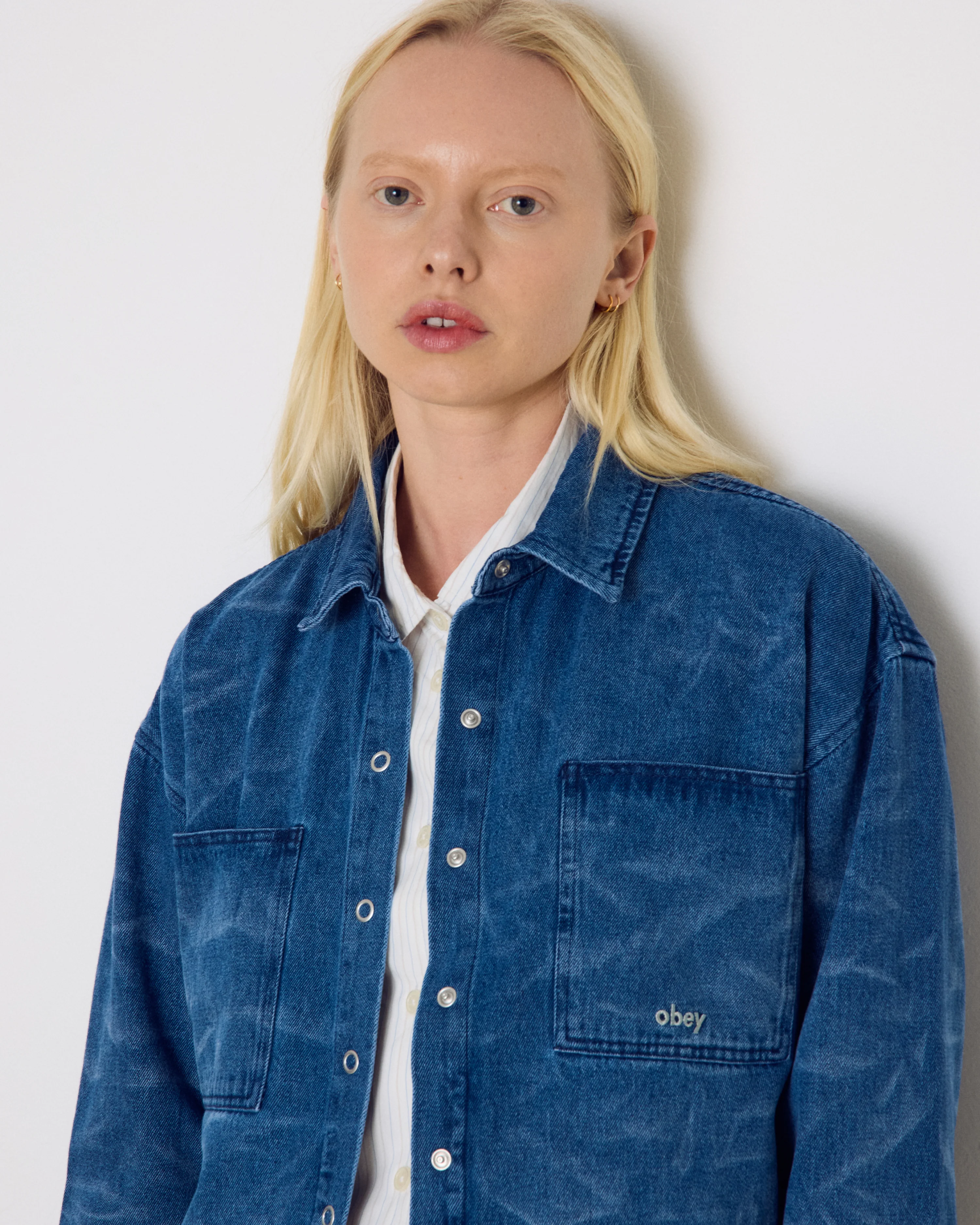 TRINITY WRINKLE DENIM SHIRT - Image 5