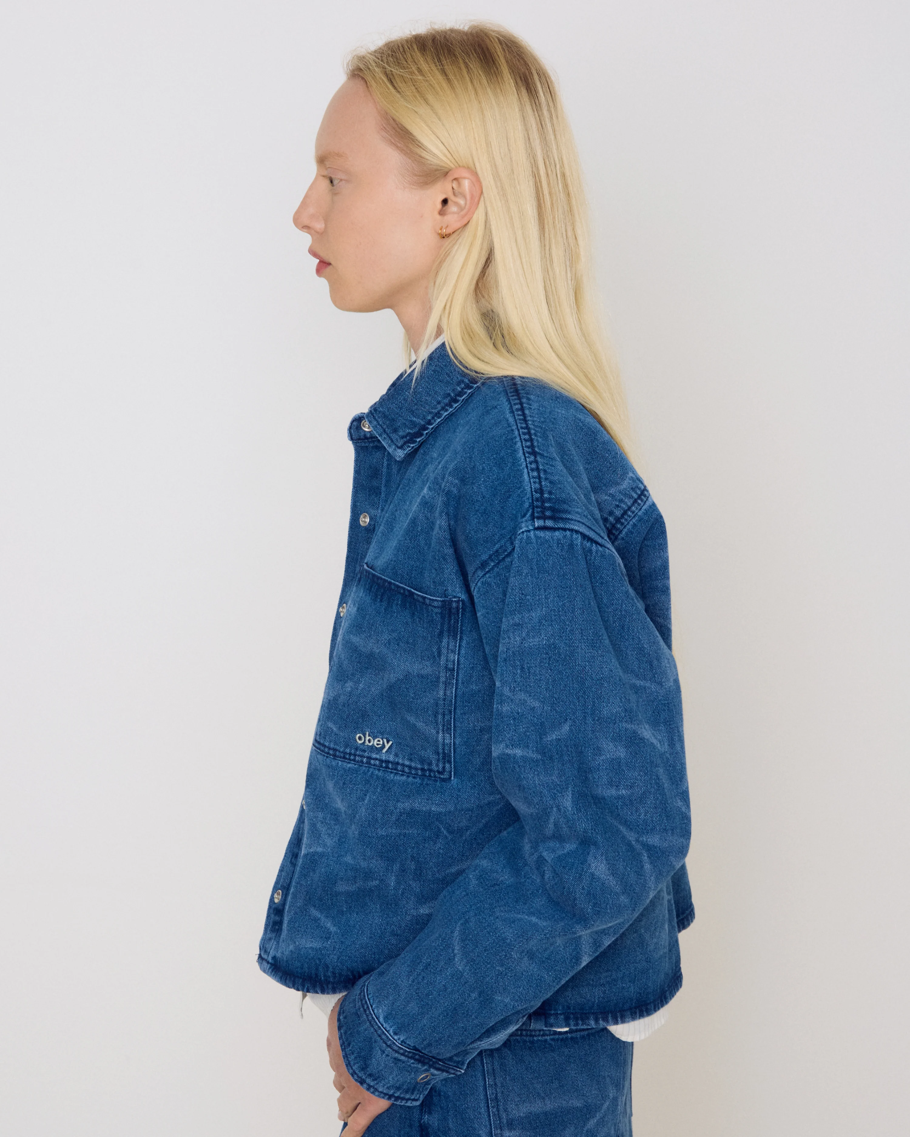 TRINITY WRINKLE DENIM SHIRT - Image 7