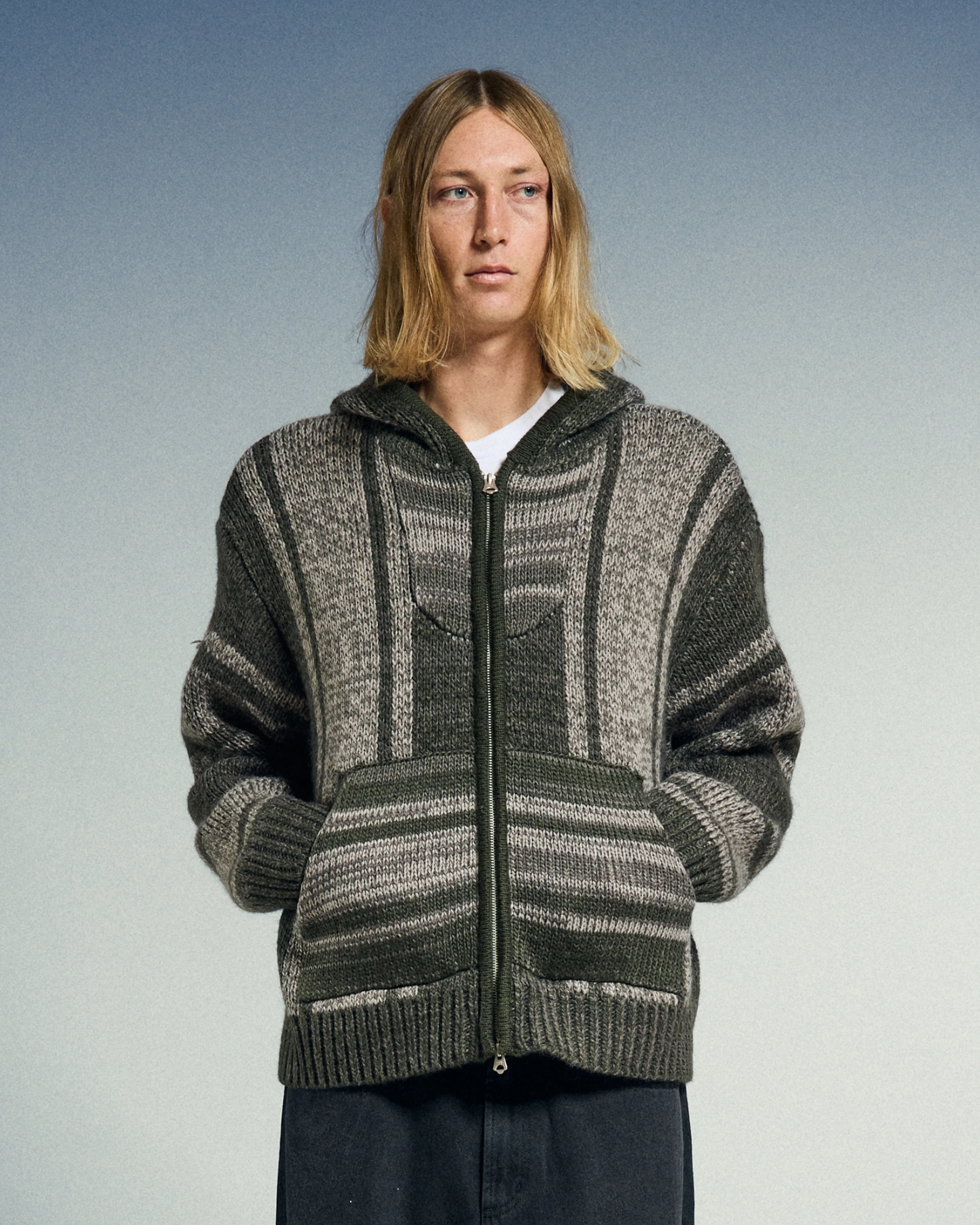 ZIP UP BAJA SWEATER - Image 4