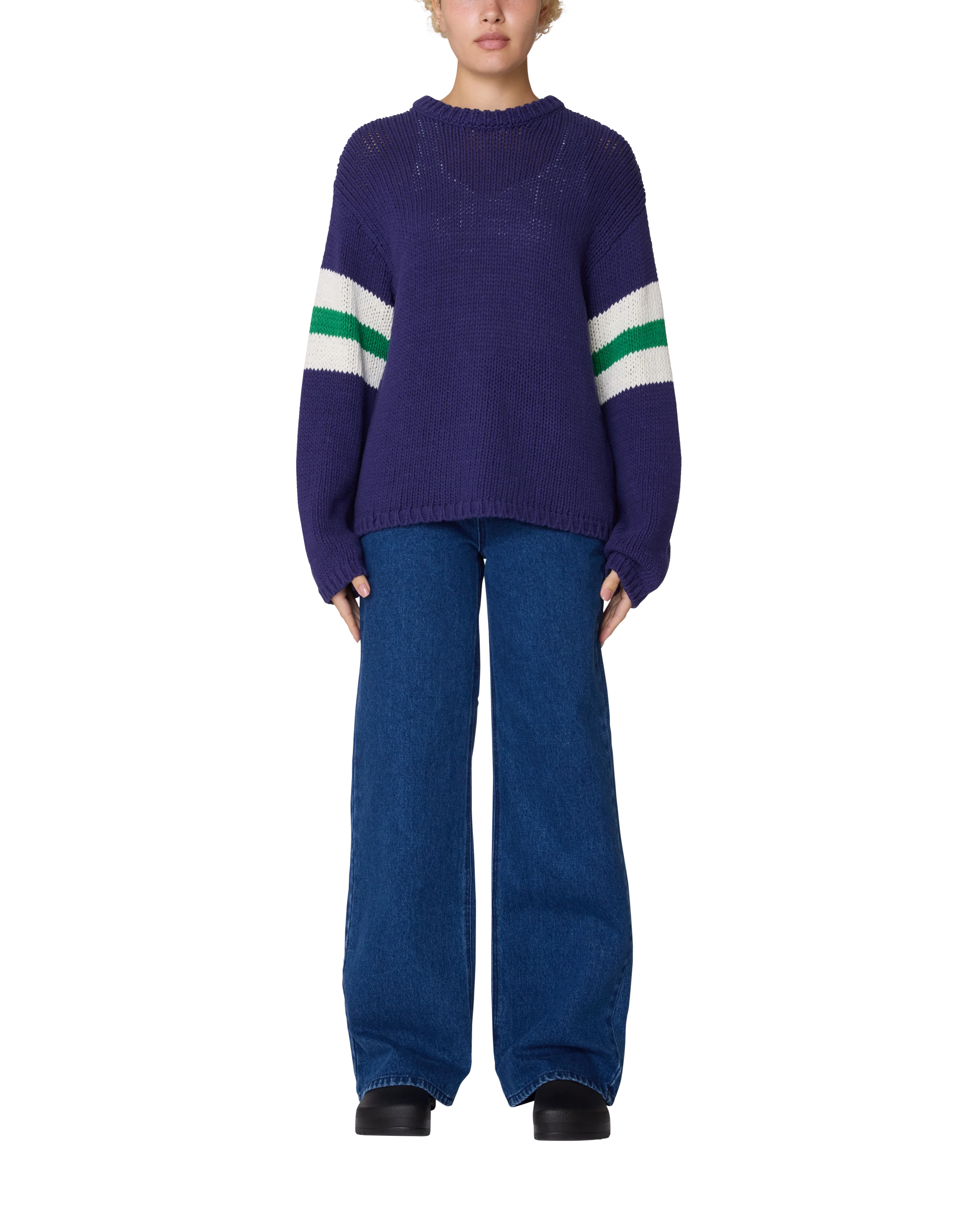 ZONE STRIPE SWEATER - Image 4